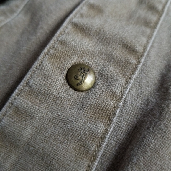 BROWNING Hunting Shirt 100% Cotton Size M - Picture 9 of 12